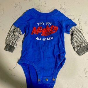 Size 6 onesies long sleeve shirt
